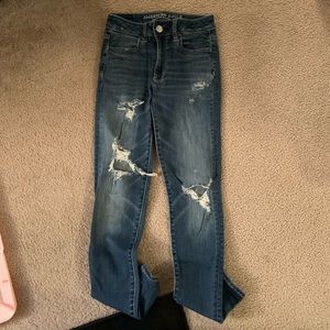 American eagle distressed jegging